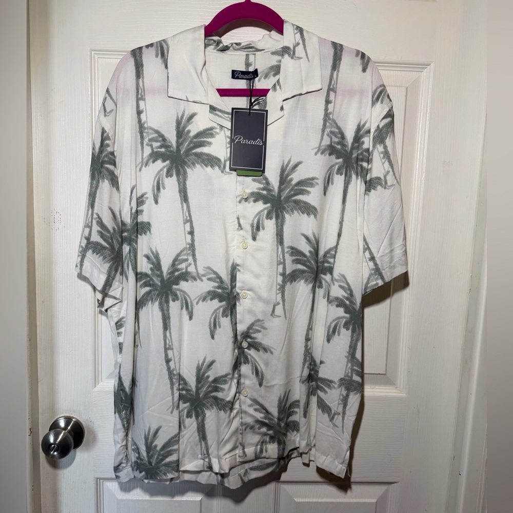 Paradise Tropical Palm Tree Shirt